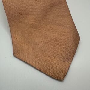 Brooks Brothers Maker‎ All Silk Peach Tie Necktie 3.25" width